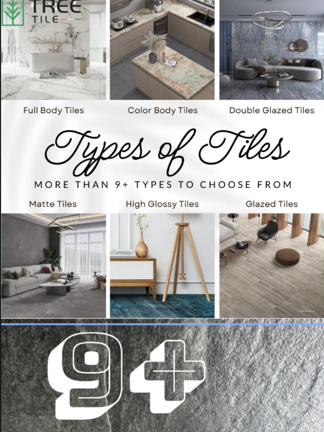 Ceramic or Porcelain? Find Out 9+ Tiles Types that you might have missed!